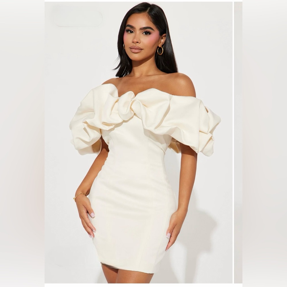 Fashion Nova off the shoulder dress